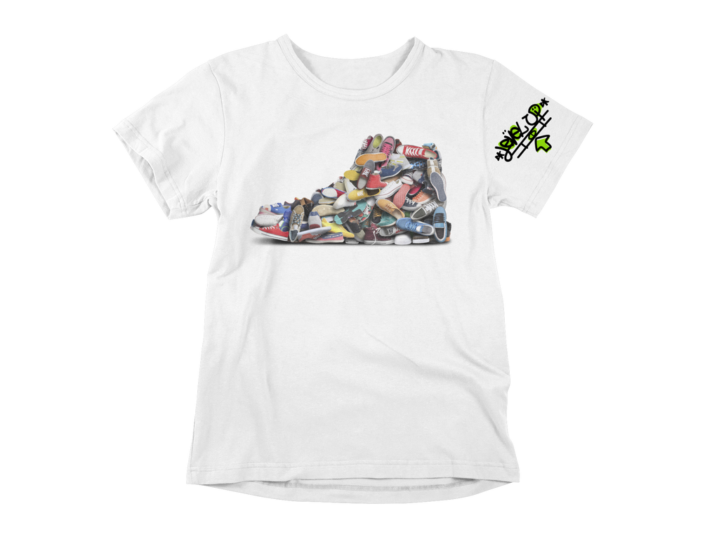 Level Up Clothing Co. "Sneaker Heads Montage" Shirt